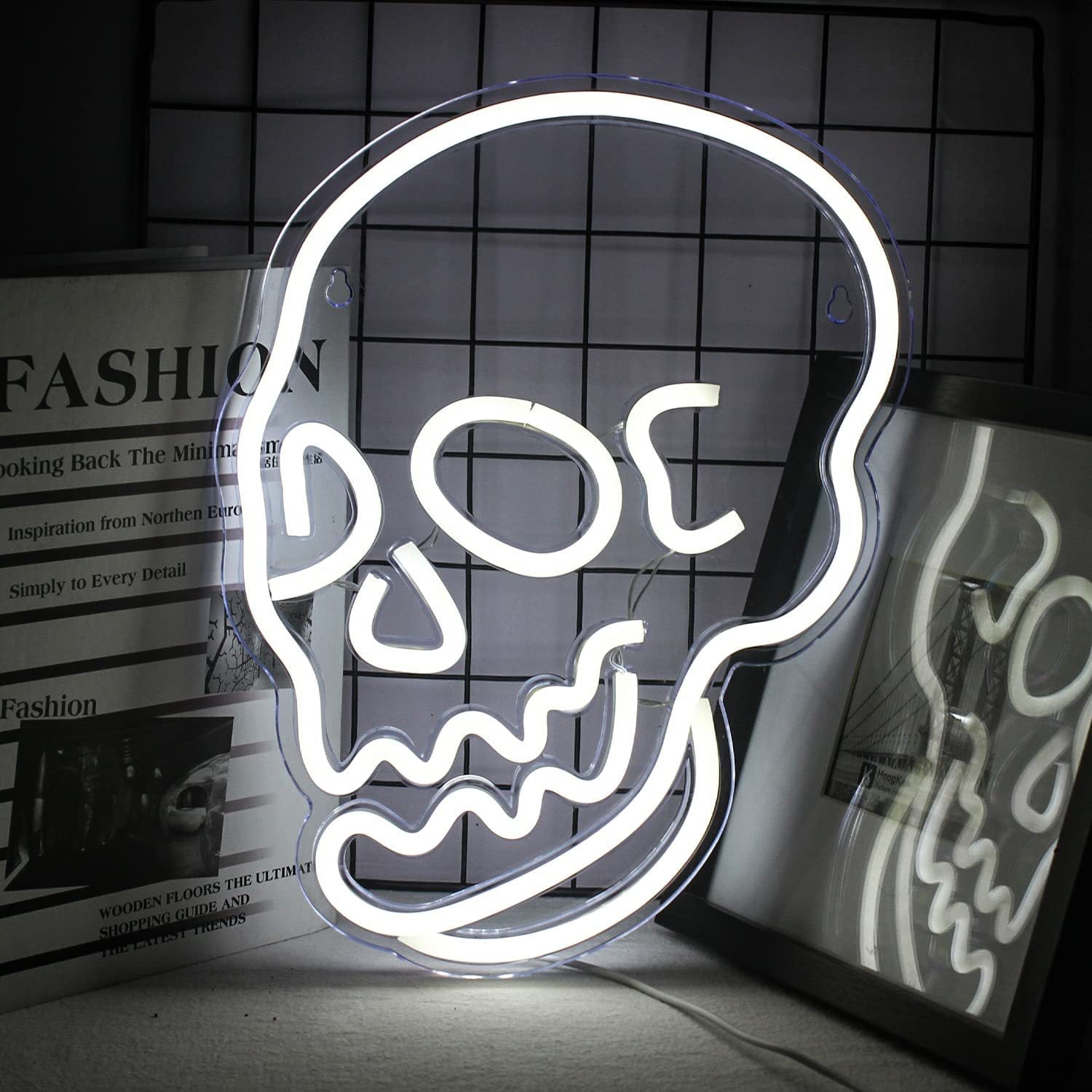 Halloween Decoration LED Neon Skull | Halloween Decoration LED Neon Skull | 
 Product information:
 
 Power: 5V
 
 Input voltage: ≤ 36
 
 Shell material: PVC
 
 Light color: 